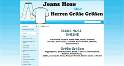 Desktop Screenshot of jeanshose-online.com